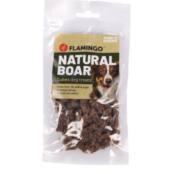 Flamingo Cane Snack Nature Cubetti Di Cinghiale 80 Gr