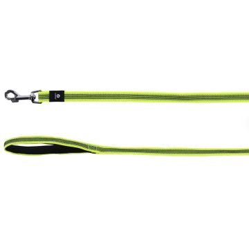 Flamingo Cane Guinzaglio In Nylon "Xeno" 20 Mm X 200 Cm Giallo Fluo