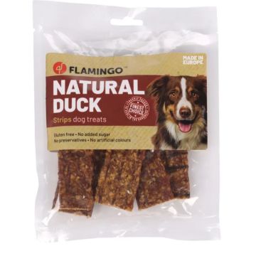 Flamingo Cane Snack Nature Strisce Di Anatra 100 Gr