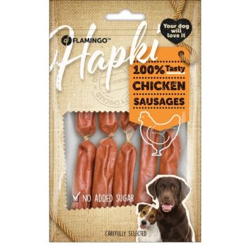 Flamingo Cane Snack "Hapki" Salsicce Al Pollo 85 Gr