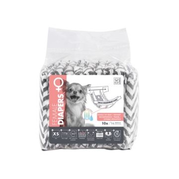 M-Pets Cane Pannolino Femmina Cf. (10 Pezzi) Tg. "Xs"