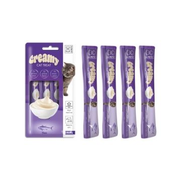 M-Pets Gatto Snack Creamy Tonno Cf. (4X15) Gr