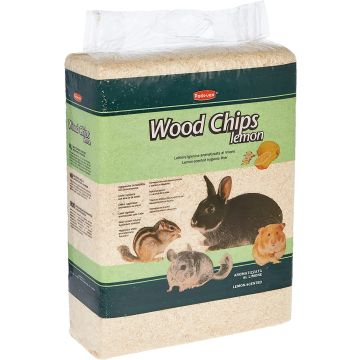 Padovan Lettiera In Trucioli Di Legno Wood Chips Profumata Al Limone 1 Kg/14 Lt
