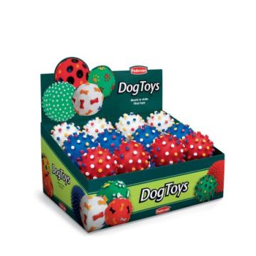 Padovan Cane Gioco Palla Punte Grosse Piccola 6,5 Cm (Colori Assortiti)