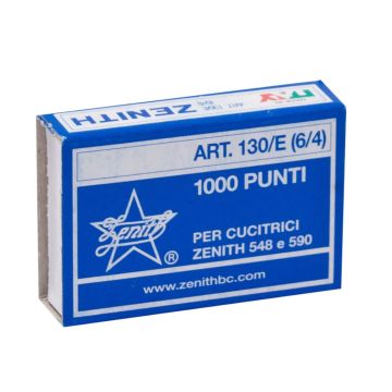 ZENITH PUNTI METALLICI 6/4 CF. (10.000 PUNTI)