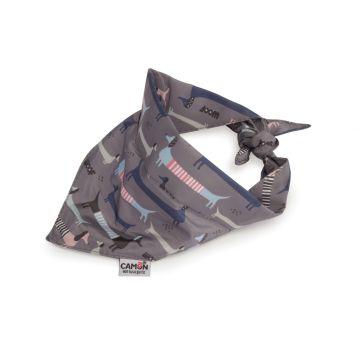 Camon Cane Bandana In Poliestere A Doppio Strato 65 Cm