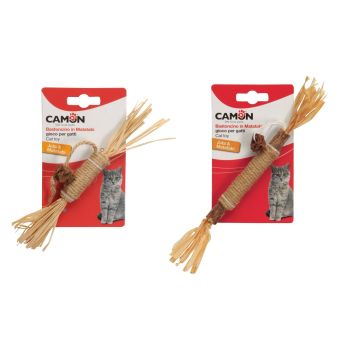 Camon Gatto Gioco Bastoncini In Matatabi Con Juta E Paglia 22 Cm