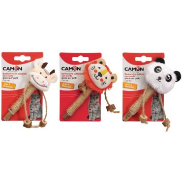 Camon Gatto Gioco Con Matatabi, Corda Juta & Poliestere 14 Cm