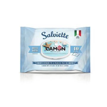 Camon Salviette Detergenti 40 Pezzi Brezza Marina