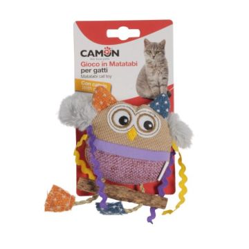 Camon Gatto Gioco Gufo Con Matatbi & Catnip 15 Cm