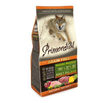 Primordial Cane Adulto All Breeds Cervo & Tacchino 2 Kg     Temporaneamente Mancante Dall'Azienda Produttrice