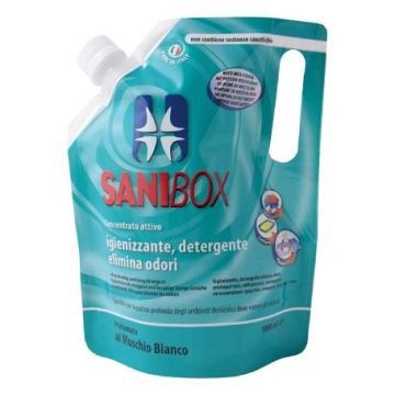 Pet Professional Sanibox Detergente Concentrato Muschio Bianco 1 Lt