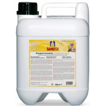 Pet Professional Sanibox Tanica Detergente Concentrato Limone 5 Lt