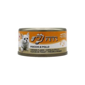 Pet Professional Gatto Adulto Fiocchi Di Pollo Lattina 70 Gr