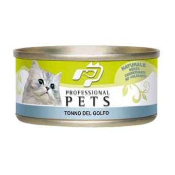 Pet Professional Gatto Adulto Tonno Del Golfo Lattina 70 Gr