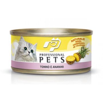 Pet Professional Gatto Adulto Tonno & Ananas Lattina 70 Gr
