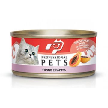 Pet Professional Gatto Adulto Tonno & Papaya Lattina 70 Gr