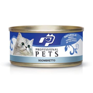 Pet Professional Gatto Adulto Sgombretto Lattina 70 Gr