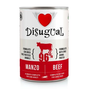 Disugual Cane Adulto Monoproteico Manzo Lattina 400 Gr