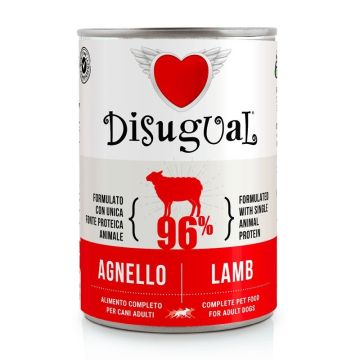 Disugual Cane Adulto Monoproteico Agnello Lattina 400 Gr