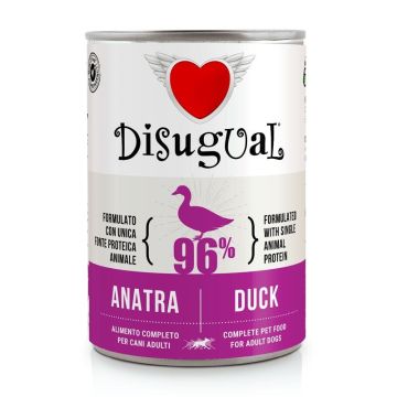 Disugual Cane Adulto Monoproteico Anatra Lattina 400 Gr