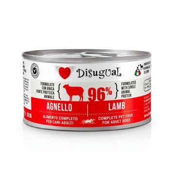 Disugual Cane Adulto Monoproteico Agnello Lattina 150 Gr