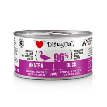 Disugual Cane Adulto Monoproteico Anatra Lattina 150 Gr