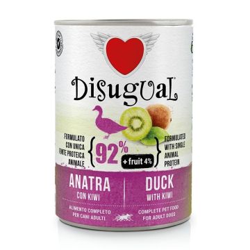 Disugual Cane Fruit Adulto Anatra & Kiwi Lattina 400 Gr