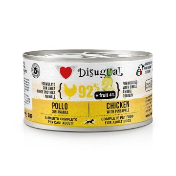 Disugual Cane Fruit Adulto Pollo & Ananas Lattina 150 Gr
