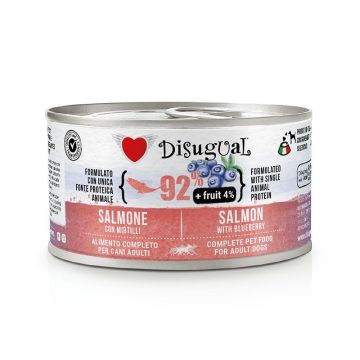 Disugual Cane Fruit Adulto Salmone & Mirtilli Lattina 150 Gr