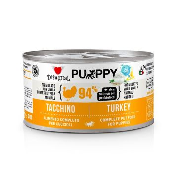 Disugual Cane Puppy Monoproteico Tacchino Lattina 150 Gr