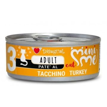Disugual Gatto Minime (3) Adulto Tacchino Lattina 85 Gr