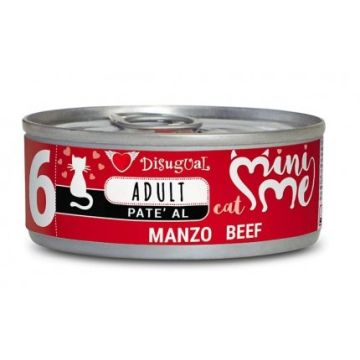 Disugual Gatto Minime (6) Adulto Manzo Lattina 85 Gr