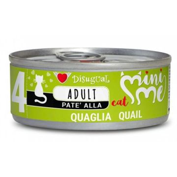 Disugual Gatto Minime (4) Adulto Quaglia Lattina 85 Gr