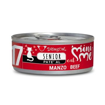 Disugual Gatto Minime (17) Senior Manzo Lattina 85 Gr