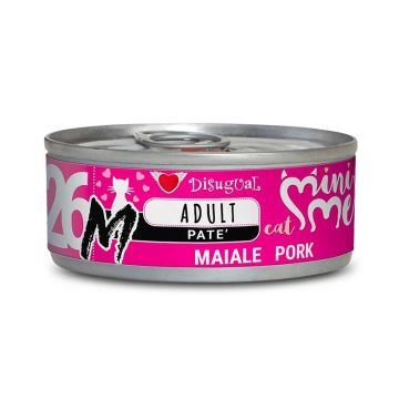 Disugual Gatto Minime "M" (26) Adulto Monoproteico Maiale Lattina 85 Gr