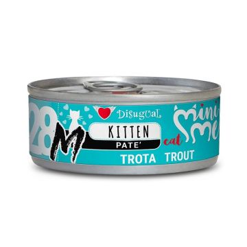 Disugual Gatto Minime "M" (28) Kitten Monoproteico Trota Lattina 85 Gr