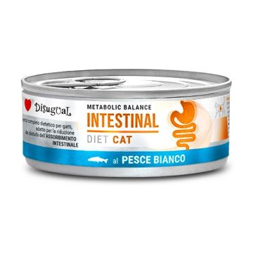 Disugual Gatto Diet Intestinal Pesce Bianco 85 Gr