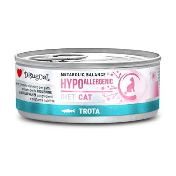 Disugual Gatto Diet Hypoallergenic Trota 85 Gr