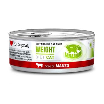 Disugual Gatto Diet Weight Manzo 85 Gr