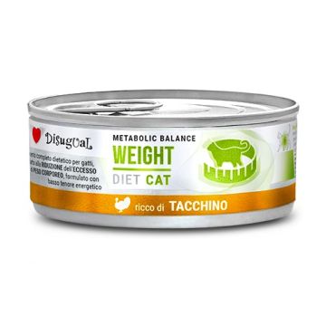 Disugual Gatto Diet Weight Tacchino 85 Gr