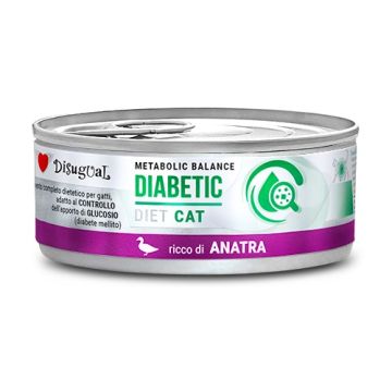 Disugual Gatto Diet Diabetic Anatra 85 Gr