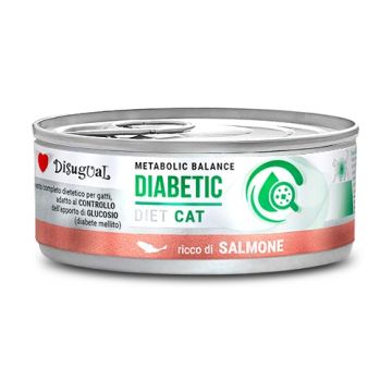 Disugual Gatto Diet Diabetic Salmone 85 Gr