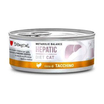 Disugual Gatto Diet Hepatic Tacchino 85 Gr