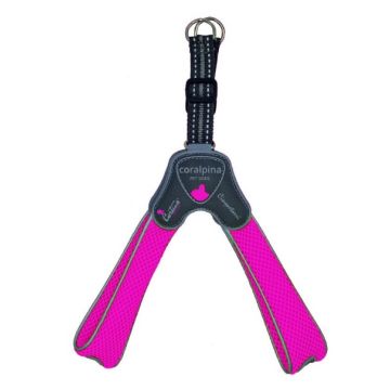 Coralpina Cane Pettorina 5Torri Tg. "7" 50-60 Cm Rosa Fluo