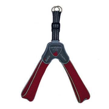 Coralpina Cane Pettorina 5Torri Tg. "1" 20-30 Cm Rosso Vino