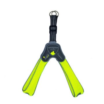 Coralpina Cane Pettorina 5Torri Tg. "7" 50-60 Cm Giallo Fluo