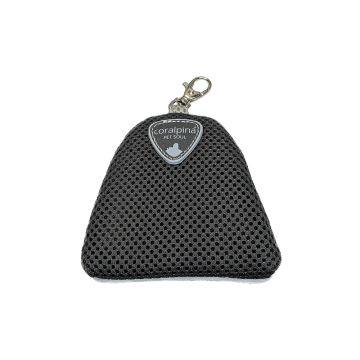 Coralpina Cane Porta Sacchetti Igienici Zainello 5Torri Nero/Grigio