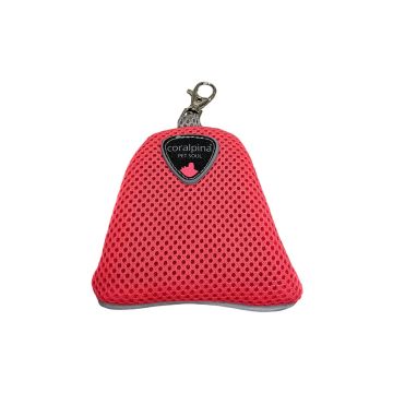 Coralpina Cane Porta Sacchetti Igienici Zainello 5Torri Rosa Fluo