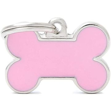 My Family Medaglietta Small Bone Pink